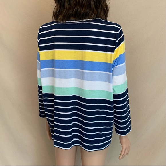 Kim Rogers Multicolor Striped Top - Picture 5 of 8